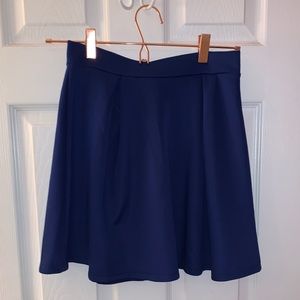 Blue Skater Skirt
